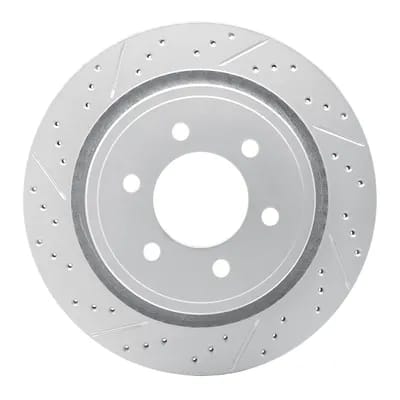 Dynamic Friction Company Geoperformance Rotor - Drilled and Slotted 83054220L