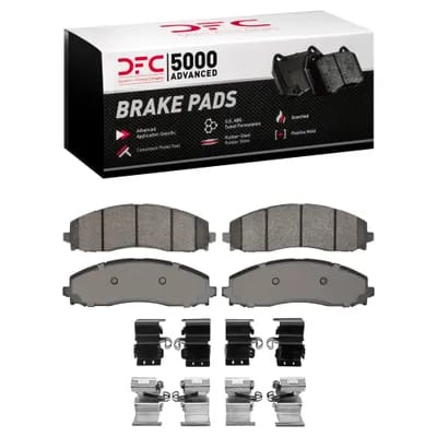 Dynamic Friction Company 5000 Advance Brake Pads With Hardware Kit 1551249101