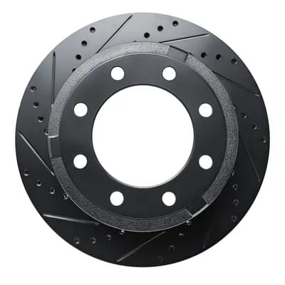 Dynamic Friction Company Brake Rotor - Drilled and Slotted - Black 63354227L