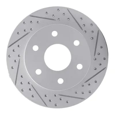 Dynamic Friction Company Geoperformance Rotor - Drilled and Slotted 83047079R