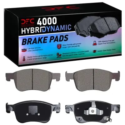 Dynamic Friction Company 4000 HybriDynamic Brake Pads Without Hardware Kit 4000211500