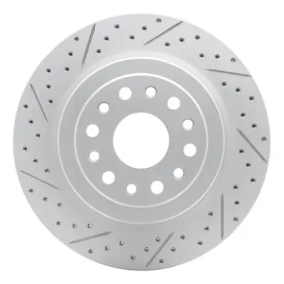 Dynamic Friction Company Geoperformance Rotor - Drilled and Slotted 83040121L