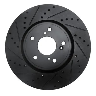 Dynamic Friction Company Brake Rotor - Drilled and Slotted - Black 63359064L