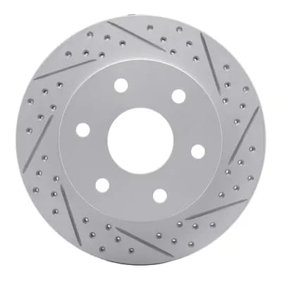 Dynamic Friction Company Geoperformance Rotor - Drilled and Slotted 83048036R