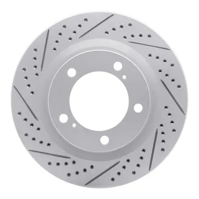 Dynamic Friction Company Geoperformance Rotor - Drilled and Slotted 83076136L