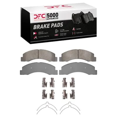 Dynamic Friction Company 5000 Advance Brake Pads With Hardware Kit 1551075601
