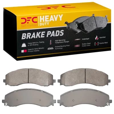 Dynamic Friction Company Heavy-Duty Brake Pads Without Hardware Kit 1214222300