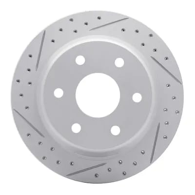 Dynamic Friction Company Geoperformance Rotor - Drilled and Slotted 83048037L