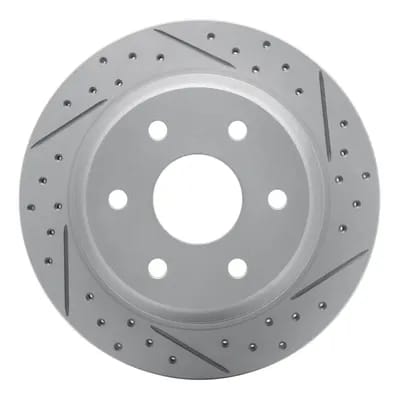 Dynamic Friction Company Geoperformance Rotor - Drilled and Slotted 83048041R