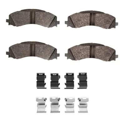 Dynamic Friction Company 4000 HybriDynamic Brake Pads With Hardware Kit 4000222301