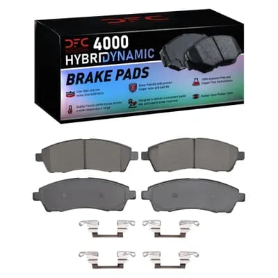Dynamic Friction Company 4000 HybriDynamic Brake Pads With Hardware Kit 4000075701