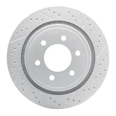 Dynamic Friction Company Geoperformance Rotor - Drilled and Slotted 83054220R