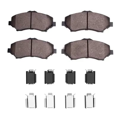 Dynamic Friction Company Ultimate Duty Performance Brake Pads with  Hardware Kit 1400127301