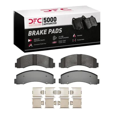 Dynamic Friction Company 5000 Advance Brake Pads With Hardware Kit 1551208701