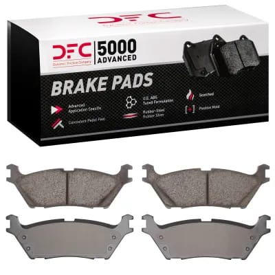 Dynamic Friction Company 5000 Advanced Brake Pads Without Hardware Kit 1551238300