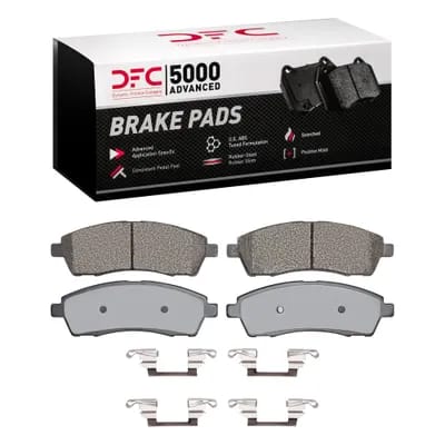 Dynamic Friction Company 5000 Advance Brake Pads With Hardware Kit 1551075701