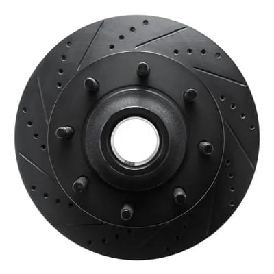Dynamic Friction Company Brake Rotor - Drilled and Slotted - Black 63354190L