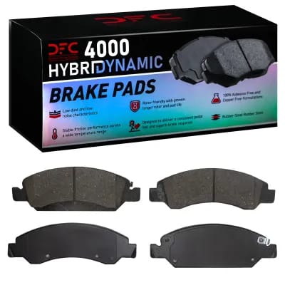 Dynamic Friction Company 4000 HybriDynamic Brake Pads Without Hardware Kit 4000136300