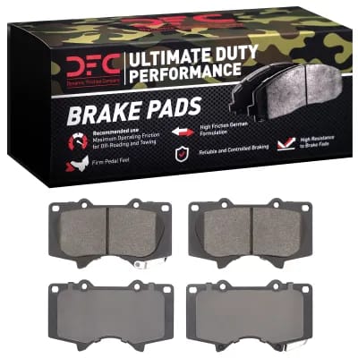 Dynamic Friction Company Ultimate Duty Performance Brake Pads without Hardware Kit 1400097600
