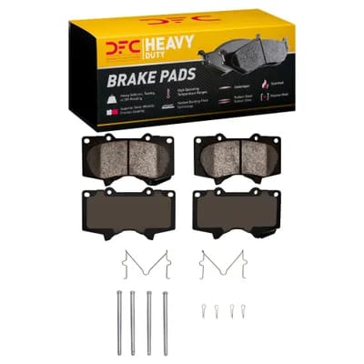 Dynamic Friction Company Heavy-Duty Brake Pads with Hardware Kit 1214097601