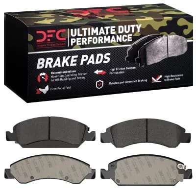 Dynamic Friction Company Ultimate Duty Performance Brake Pads without Hardware Kit 1400136300