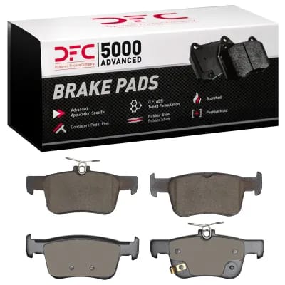 Dynamic Friction Company 5000 Advanced Brake Pads Without Hardware Kit 1552210200