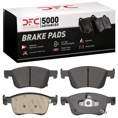 Dynamic Friction Company 5000 Advanced Brake Pads Without Hardware Kit 1551211500