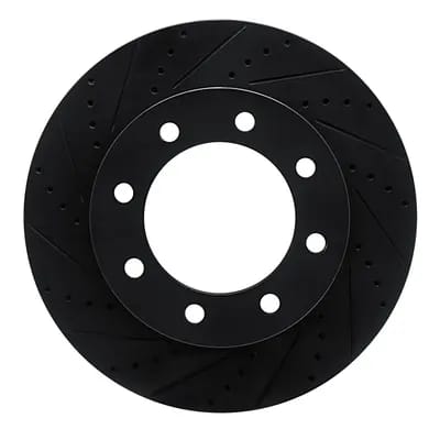 Dynamic Friction Company Brake Rotor - Drilled and Slotted - Black 63354223L