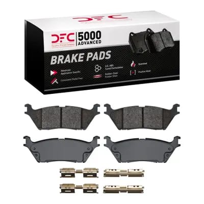 Dynamic Friction Company 5000 Advance Brake Pads With Hardware Kit 1551179001