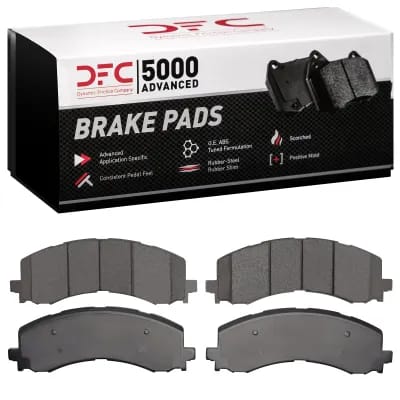 Dynamic Friction Company 5000 Advanced Brake Pads Without Hardware Kit 1551238200