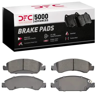 Dynamic Friction Company 5000 Advanced Brake Pads Without Hardware Kit 1553136300