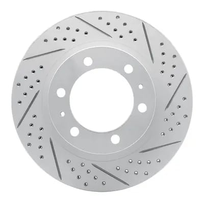 Dynamic Friction Company Geoperformance Rotor - Drilled and Slotted 83076128R
