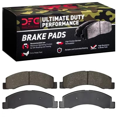 Dynamic Friction Company Ultimate Duty Performance Brake Pads without Hardware Kit 1400075600