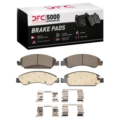 Dynamic Friction Company 5000 Advance Brake Pads With Hardware Kit 1551136301