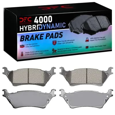 Dynamic Friction Company 4000 HybriDynamic Brake Pads Without Hardware Kit 4000160200