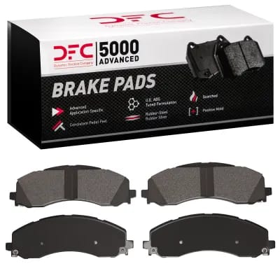 Dynamic Friction Company 5000 Advanced Brake Pads Without Hardware Kit 1551222300