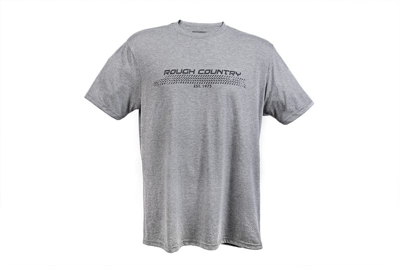 Rough Country T-Shirt | Horizontal Tread | Grey | LG