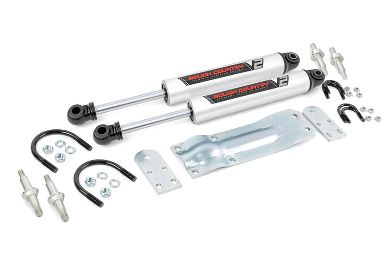 V2 Steering Stabilizer | Dual | Chevy/GMC C10/K10 Truck & SUV/K5 Blazer (69-91)