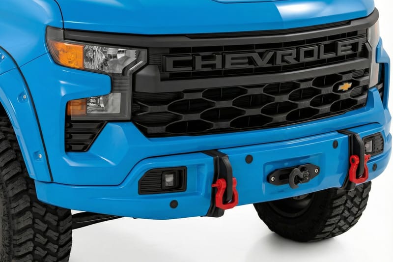Bumper Cover | GLT Glacier Blue | Chevy Silverado 1500 2WD/4WD (2023-2026)