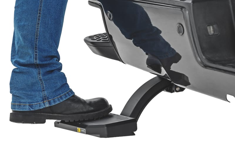 Retractable Bed Step | Manual Pull | Chevy/GMC 2500HD/3500HD (15-19)