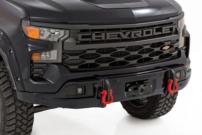Front FXS Bumper | 12000S | GB8 Mosaic Black | Chevy Silverado 1500 (23-26)