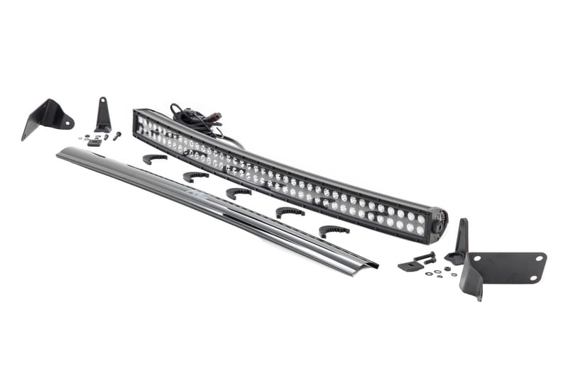 LED Light Kit | Bumper Mount | 40" Black Dual Row | Ram 2500/3500 4WD (11-18)