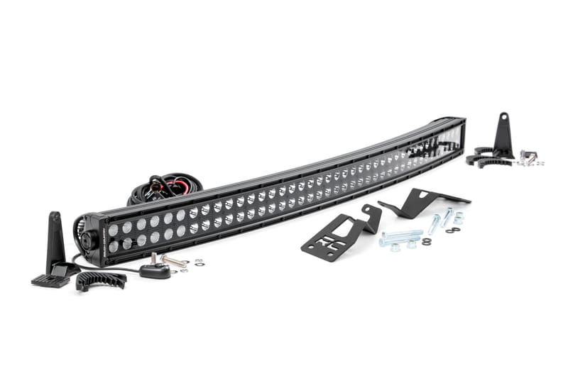 LED Light Kit | Front Mount | 40" Black Dual Row | White DRL | Can-Am Commander Max 1000