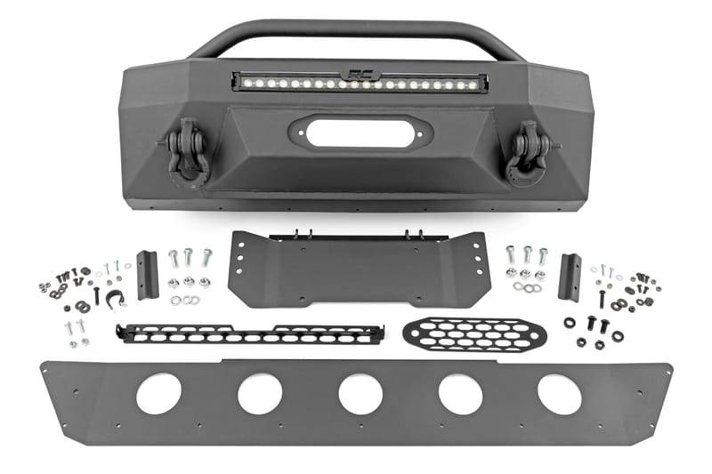 Front Bumper | Hybrid | 20" Blk DRL | Toyota 4Runner 2WD/4WD (2014-2024)