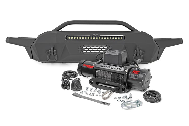 Front Bumper | Hybrid | 20" Blk LED | 95000S | Toyota Tacoma 2WD/4WD (16-23)