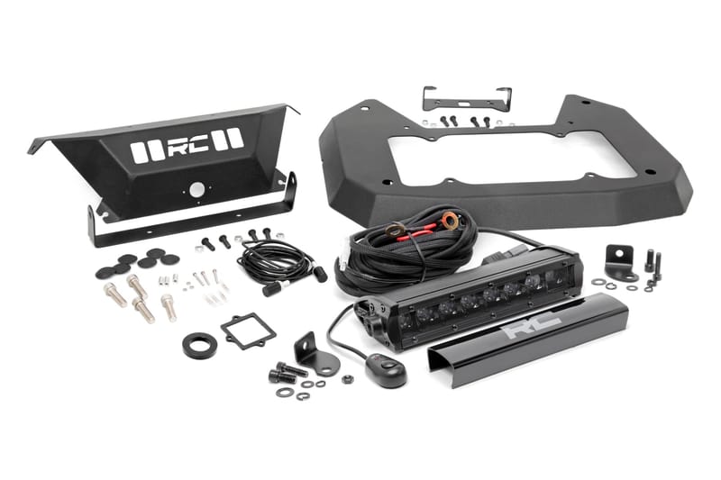 Spare Tire Carrier Delete | 8 Inch BLK Ser LED | Jeep Wrangler JL (18-24)