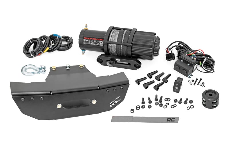 Winch Mount | RS4500S | Polaris RZR Turbo S4