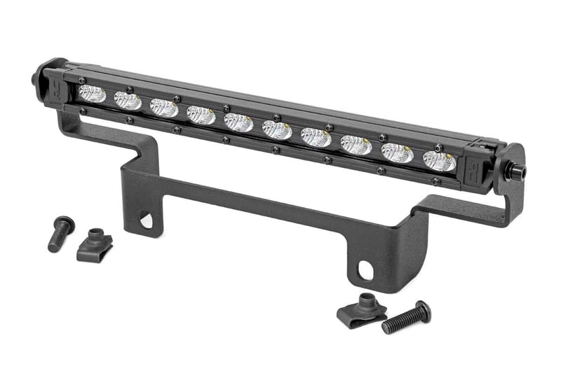 LED Light Kit | Bumper Mount | 10" Black Slimline | Honda Pioneer 1000