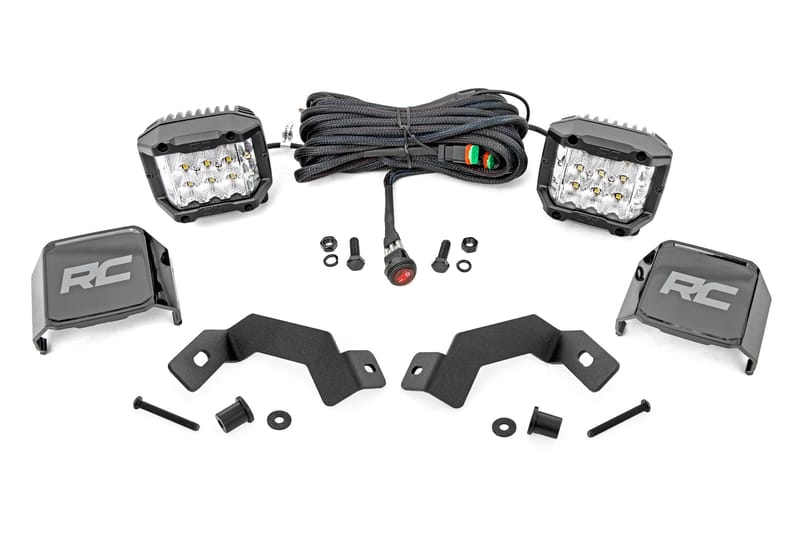 LED Light Kit | Ditch Mount | 3" OSRAM | Wide | Toyota Land Cruiser (24-26)