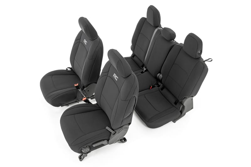 Seat Covers | Front and RR w/ Cup Holder | Jeep Gladiator JT 4WD (2020-2026)